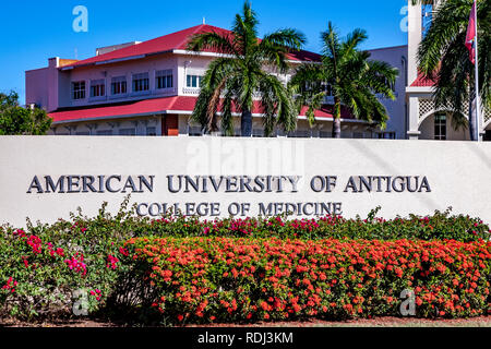 American University of Antigua, College of Medicine from Jabberwock Rd