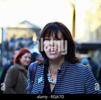 Claire Perry Conservative Member of Parliament for the constituency of Devizes since 2010 pictured in Westminster on 12th December 2018. Claire served as Parliamentary Private Secretary to Philip Hammond whilst he was Secretary of State for Defence. British Politicians. British politics. Stock Photo