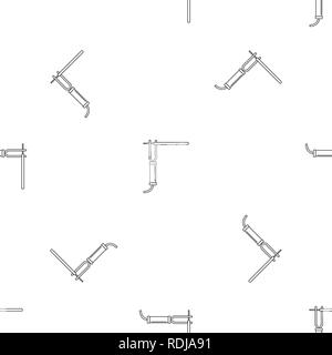 Welding electrode icon. Outline illustration of welding electrode vector icon for web design isolated on white background Stock Vector