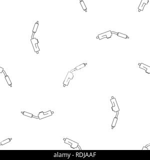 Gas welding tool icon. Outline illustration of gas welding tool vector icon for web design isolated on white background Stock Vector