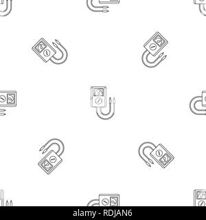 Voltage device tool icon. Outline illustration of voltage device tool vector icon for web design isolated on white background Stock Vector