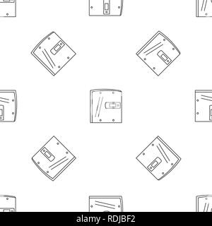 Electric door icon. Outline illustration of electric door vector icon for web design isolated on white background Stock Vector