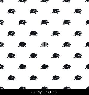 Jumping sheep pattern seamless vector repeat geometric for any web design Stock Vector