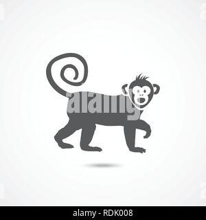 Monkey vector icon Stock Vector