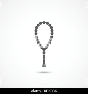 Rosary beads icon Stock Vector