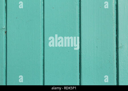 Light blue wooden hut Brighton, England, close-up Stock Photo
