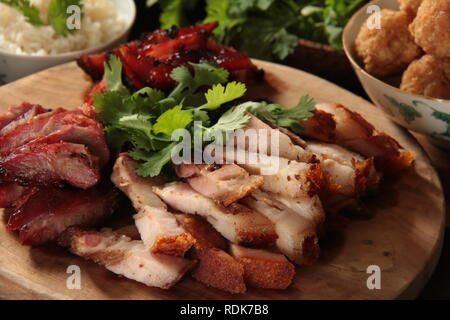Hong Kong Roast Meal Stock Photo