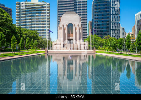 ANZAC War Memorial in sydney, australia Stock Photo