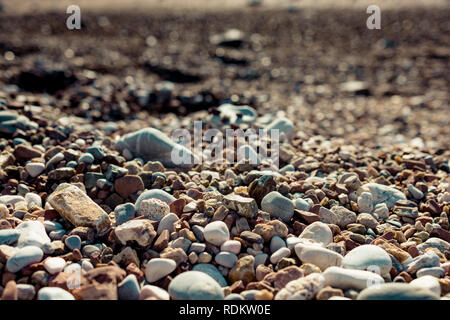 Close-up of rocks on a beach Stock Photo
