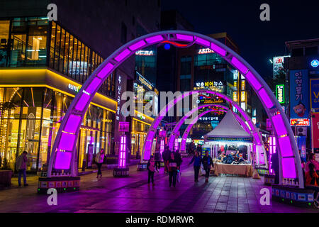 Busan International Film Festival(BIFF) Square in Busan, South Korea Stock Photo