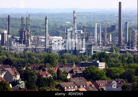 Ruhr Oel GmbH refinery, Horst district, Gelsenkirchen, North Rhine-Westphalia Stock Photo