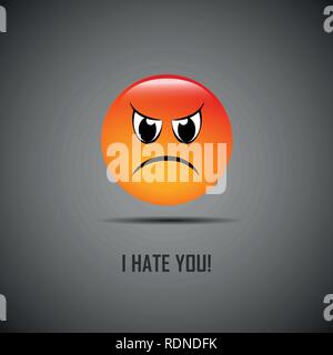 I hate you emoji
