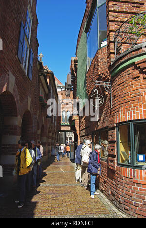 The town's center of Bremen, Germany