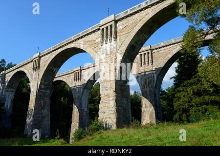 Viaduct near Stanczyki, Warmia-Masuria, Poland Stock Photo