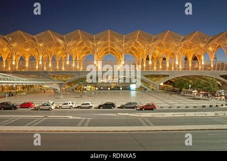 Gare do Oriente, Oriente Railway Station, Lisbon, Portugal, Europe Stock Photo