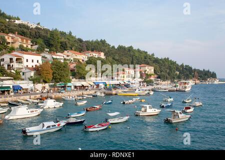 Harbour of Rabac, Istria, Adriatic Coast, Croatia, Europe Stock Photo