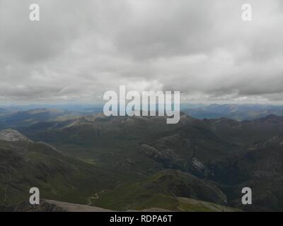 View from Ben Nevis, Scotland Stock Photo