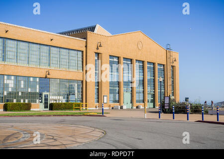 The Craneway Pavilion in the historic Ford Assembly Building in Richmond, converted to a mixed-use property called Ford Point Stock Photo