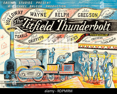 THE TITFIELD THUNDERBOLT 1953 Ealing Studios film Stock Photo