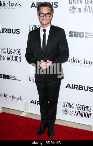 Beverly Hills, United States. 18th Jan, 2019. BEVERLY HILLS, LOS ANGELES, CA, USA - JANUARY 18: Actor Harry Hamlin arrives at the 16th Annual Living Legends Of Aviation Awards held at The Beverly Hilton Hotel on January 18, 2019 in Beverly Hills, Los Angeles, California, United States. (Photo by Xavier Collin/Image Press Agency) Credit: Image Press Agency/Alamy Live News Stock Photo