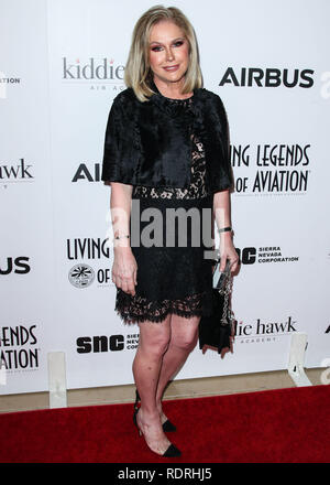 Beverly Hills, United States. 18th Jan, 2019. BEVERLY HILLS, LOS ANGELES, CA, USA - JANUARY 18: Actress Kathy Hilton arrives at the 16th Annual Living Legends Of Aviation Awards held at The Beverly Hilton Hotel on January 18, 2019 in Beverly Hills, Los Angeles, California, United States. (Photo by Xavier Collin/Image Press Agency) Credit: Image Press Agency/Alamy Live News Stock Photo