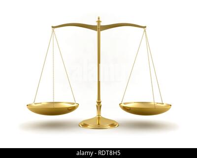 Balance Scale Isolated Stock Photo, Picture and Royalty Free Image. Image  147727452.