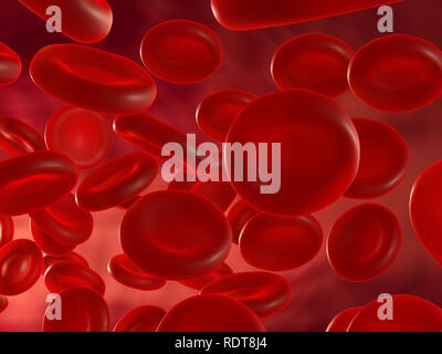 Red blood cells Stock Photo