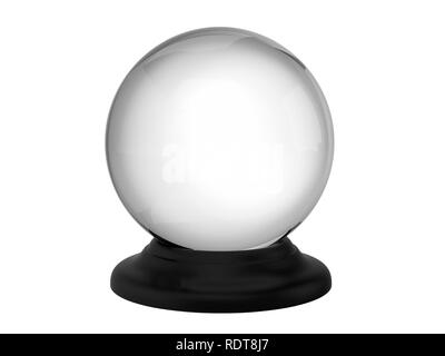 Magic crystal ball Stock Photo