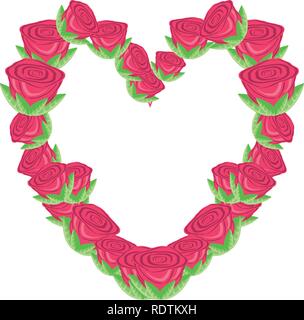 crown of roses isolated icon vector illustration design Stock Vector