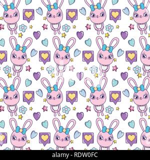 valentines day pattern background Stock Vector