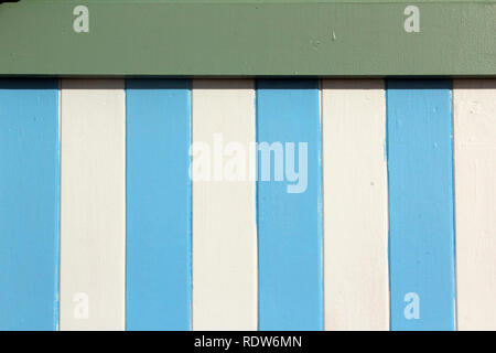 Colorful wooden hut Brighton, England, close-up Stock Photo