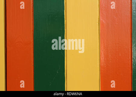 Colorful wooden hut Brighton, England, close-up Stock Photo