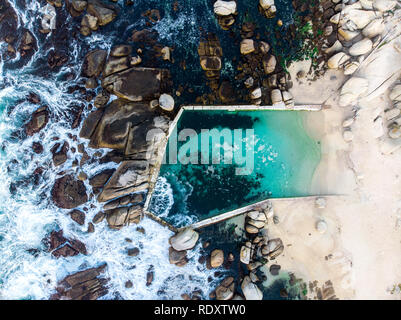 Maiden's Cove, Africa tidal pool beachlife Stock Photo