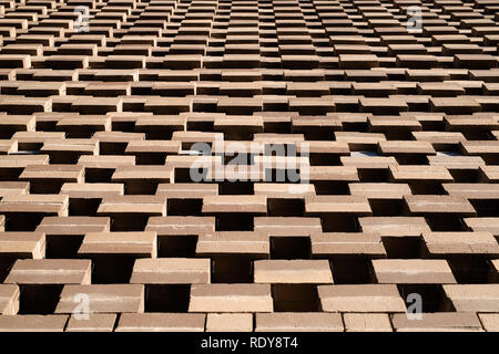 Tate Modern building architecture abstract. London, England Stock Photo