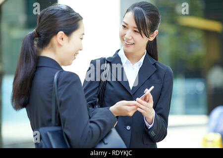 Young Japanese businesspeople Stock Photo
