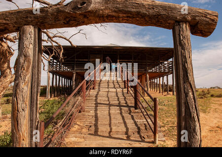 Kinchega Woolshed, Menindee, New South Wales, Australia Stock Photo