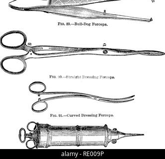 Medical instruments and materials for surgery and the treatment Stock ...