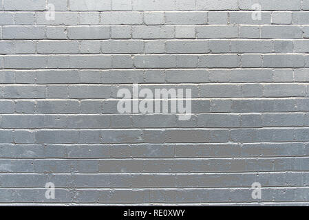 Background from a brick wall painted in silver Stock Photo