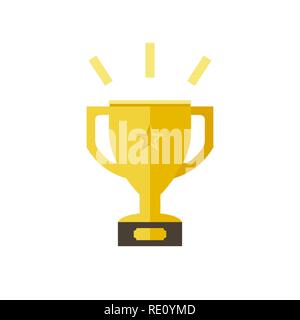 Championish golden cup Stock Vector