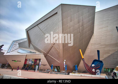 Denver, Colorado - December 27, 2018: Denve Art Museum in Denver, Colorado Stock Photo