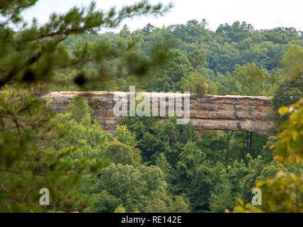 red river gorge rock bridge Stock Photo