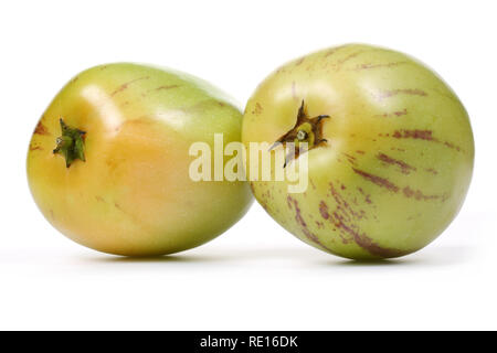 Pepino melon fruit isolated on white background Stock Photo