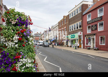 Bridge Street, Morpeth, Northumberland, England, United Kingdom Stock Photo