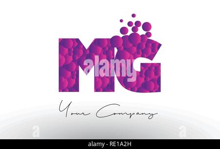 LV L V Dots Letter Logo with Purple Pink Magenta Bubbles Texture Vector  Stock Vector Image & Art - Alamy