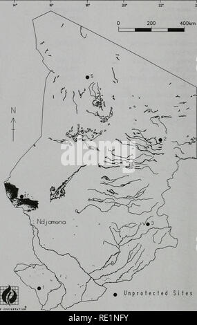 . Ecologically Sensitive Sites in Africa. Volume 5: Sahel. Ecologically Sensitive Sites of Africa Fig 3.2 Chad: unprotected ecologically sensitive sites. Unprotected Sites 30. Please note that these images are extracted from scanned page images that may have been digitally enhanced for readability - coloration and appearance of these illustrations may not perfectly resemble the original work.. WCMC. World Bank Stock Photo