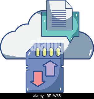 technology computing cartoon Stock Vector
