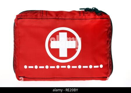 Mobile first aid kit Stock Photo