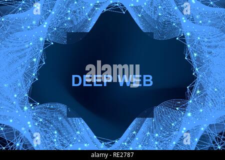 Futuristic abstract vector background blockchain technology. Peer to peer network business concept. Global cryptocurrency blockchain vector banner. Wave flow. Stock Vector