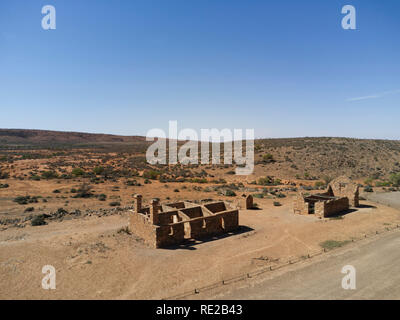 Aerial of Kanyaka Station Flinders Ranges South Australia Stock Photo