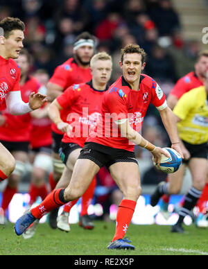 Billy Edmonds Rugby Billy Burns of Ulster Rugby during the Champions Cup, rugby union match ...